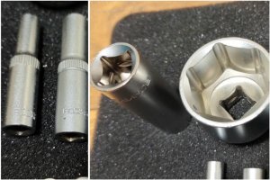 Zestaw narzędzi Rockforce Zestaw narzędzi 125+6el. 1/4", 3/8", 1/2" Premium 9