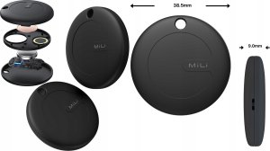 MiLi Lokalizator GPS MiTag ANDROID 3 sztuki do: plecaka, kluczy, bagażu dla psa 12