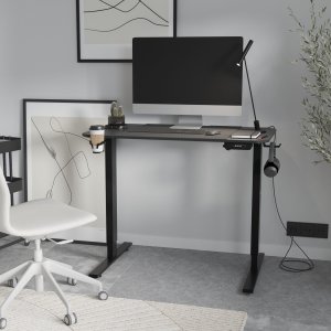 Biurko Diablo Chairs EGON 1100 Czarne 110 cmx60 cm 4