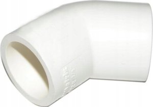 IDMAR IDMAR Kolanko PVC 45 1/2" system klejony - zimna woda; PVCKKW015XKW015-45.301 2