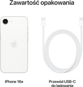 Smartfon Apple iPhone 16e 5G 8/256GB Biały (MD1W4) 9