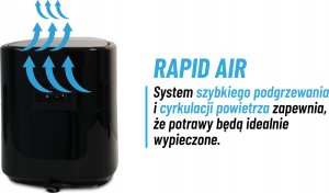 Frytkownica beztłuszczowa Duronic AF770 X-LINE 8