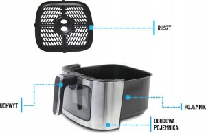 Frytkownica beztłuszczowa Duronic AF770 X-LINE 9