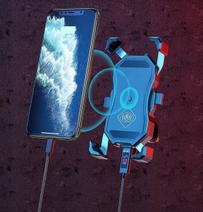 eXtremestyle Extremestyle R13W Uchwyt Na Telefon Z Ładowarką Na Kabel Usb-C I Indukcyjną 6