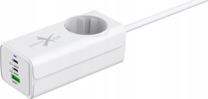 Ładowarka eXtremestyle Ładowarka Sieciowa Gan Evo 65W 2 Xusb-C+Usb+230V 5