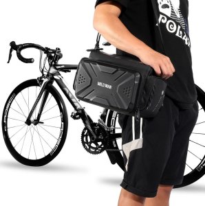 WildMan WILDMAN sakwa rowerowa na kierownicę na zamek GS6 4L ( 4" - 7") czarna 3