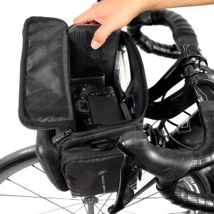 WildMan WILDMAN sakwa rowerowa na kierownicę na zamek GS6 4L ( 4" - 7") czarna 7