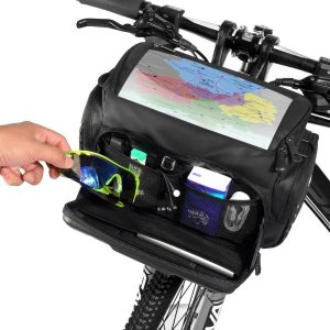 WildMan WILDMAN sakwa rowerowa na kierownicę na zamek GS6 4L ( 4" - 7") czarna 8