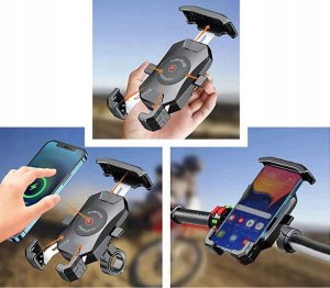 TKNconnect Uchwyt Motocyklowy Na Kierownicę Pod Lusterko Na Telefon Extremstyle R15 3
