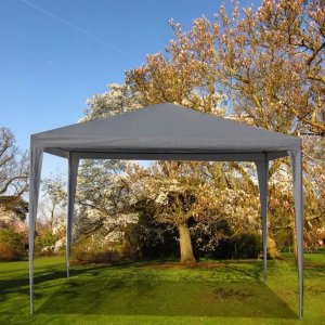 Maltec Namiot pawilon ogrodowy handlowy 3x3 m 4 ścianki szary MultiGarden 3