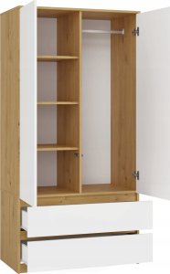 Topeshop Szafa Malwa SS-90 ARTISAN BIEL 9