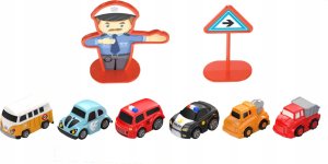 click4TOYS Parking Samochodowy Z Windą Elektryczną Garaż 4 Piętrowy Tor Zjazdowy Autka 10