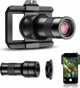 Apexel Zestaw Obiektywów APEXEL 2w1 Obiektyw TELE 6x + Makro 150mm do Telefonu / APL-TM6 3