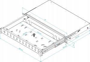 STALFLEX PRZEŁĄCZNICA ŚWIATŁOWODOWA TFSP-19-1U-12S-SC-B STALFLEX 2