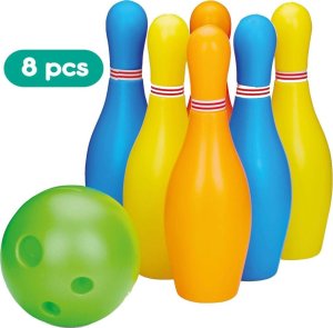 Eddy Toys KRĘGLE OGRODOWE GIGANT WYSOKOŚĆ 19,5CM 8 ELEMENTÓW 3