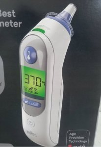 Termometr Braun Braun IRT6525 termometr elektroniczny Termometr kontaktowy Biały Ucho Przyciski 4