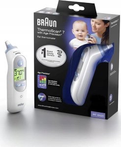 Termometr Braun Braun IRT6525 termometr elektroniczny Termometr kontaktowy Biały Ucho Przyciski 5