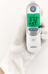 Termometr Braun Braun IRT6525 termometr elektroniczny Termometr kontaktowy Biały Ucho Przyciski 9