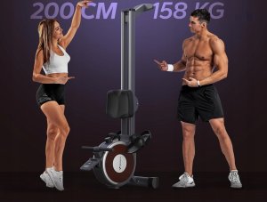 Wioślarz Merach MERACH Wioślarz do 160 kg do domu magnetyczny Bluetooth 16 poziomami oporu 4