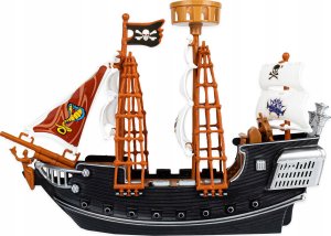 LeanToys Okręt Piracki Statek Piraci Pirat Łódź + Figurki 3