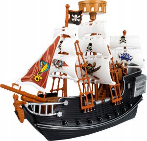 LeanToys Okręt Piracki Statek Piraci Pirat Łódź + Figurki 4