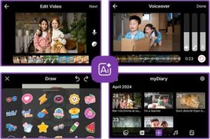 Xrec Aparat AI 2x 20MP Selfie 16MP Kamera HD 1080p dla Dziecka MyFirst / Camera 50 / Niebieski 7