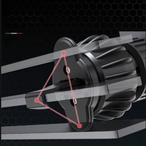 GSM City Magnetyczny Uchwyt Lamborghini Urus D8   do kratki czarny 12