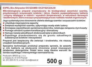 Bros Bio-Aktywator* do Szamb Saszetka 25 g Biodegradacja Eliminacja zapachu 3