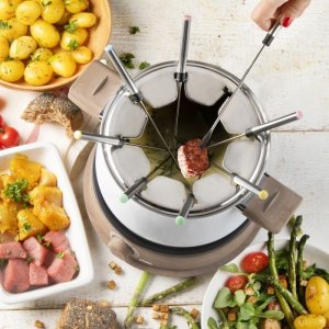 Domo DOMO DO736F Fondue wood white, 1500W 5