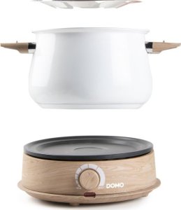 Domo DOMO DO736F Fondue wood white, 1500W 7