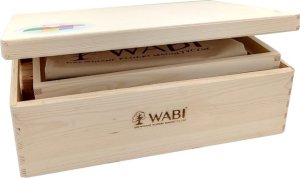 AIG Klocki Magnetyczne WABI Zestaw Edukacyjny 120 el. + tacka magnetyczna WABI Pad 10