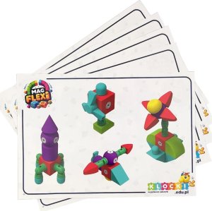 AIG Magnetyczne piankowe klocki - MagFlexi - 100 el. 11