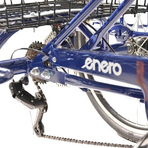 Enero ROWER 3-KOŁOWY 24 GRANATOWY SHIMANO -7 BIEGOWY OBNIŻONA RAMA 5