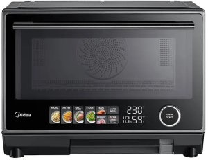 Kuchenka mikrofalowa Midea Microwave oven | MSO25H | Free standing | 25 L | 1000 W | Convection | Grill | Black 2