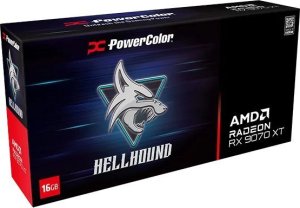 Karta graficzna POWERCOLOR Hellhound Radeon RX 9070 XT 16GB GDDR6 (RX9070XT 16G-L/OC) 8