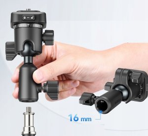 Głowica Ulanzi Głowica Adapter Uchwyt Statyw Studyjny 12mm 16mm Aparat Lampa 1/4" UKA F38 6