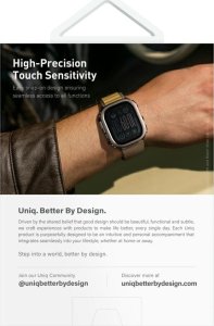 Uniq Etui UNIQ Voute do Apple Watch Ultra     49mm szkło hartowane czarny 6