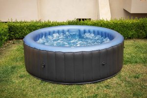 SPA ogrodowe MSpa Basen z hydromasażem dmuchane Bergen 8 osób SPA Bąbelki 21