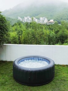 SPA ogrodowe MSpa Basen z hydromasażem dmuchane Bergen 8 osób SPA Bąbelki 24