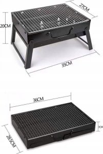 Grill ogrodowy turystyczny składany RC-K-933 czarny 26