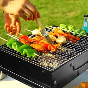 Grill ogrodowy turystyczny składany RC-K-933 czarny 9