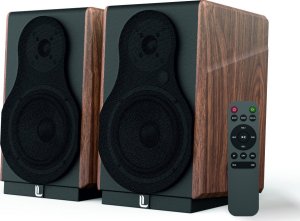 Kolumna Fenda Głośniki półkowe kolumny podstawkowe Laudberg M1 2.0 do telewizora 120W HDMI ARC 4