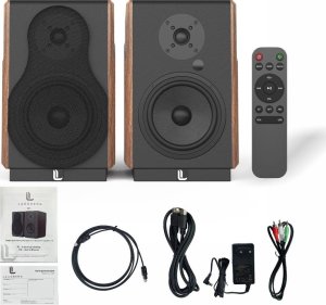 Kolumna Fenda Głośniki półkowe kolumny podstawkowe Laudberg M1 2.0 do telewizora 120W HDMI ARC 8