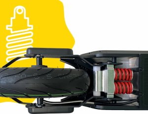 Hulajnoga elektryczna Xrider Hulajnoga elektryczna XRIDER M10 Pro - Aplikacja KERS 1000W PEAK bateria LG 9