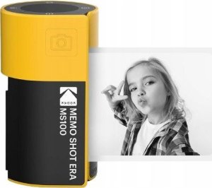 Drukarka fotograficzna Kodak KODAK Memo Shot ERA 2w1 Aparat Drukarka Bluetooth do Zdjęć Etykiet Naklejek / M100 / Żółty 4
