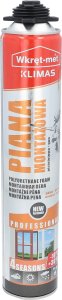 Quantec PIANA MONTAŻOWA PMPL-750 NISKOROZPRĘŻNA PUSZKA 750&nbsp;ml WKRĘT-MET KLIMAS 3