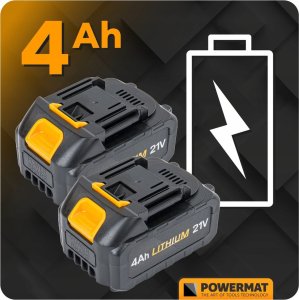 Piła łańcuchowa Powermat PIŁA ŁAŃCUCHOWA AKUMULATOROWA GAŁĘZIÓWKA MINI PILARKA 2x AKU 4AH 2x ŁAŃCUCH 10