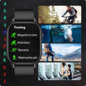 Smartwatch JG Smart Smartwatch Damski Zegarek - GPS Sport Wodoodporny Rozmowy SMS - Menu PL 9
