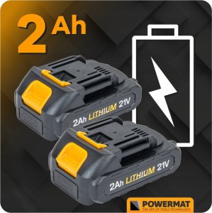 Piła łańcuchowa Powermat PIŁA ŁAŃCUCHOWA AKUMULATOROWA GAŁĘZIÓWKA MINI PILARKA 2x AKU 2AH ŁAŃCUCH 7