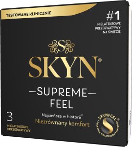 SKYN Skyn Supreme feel cienkie nielatektowe prezerwatywy 3szt. 2